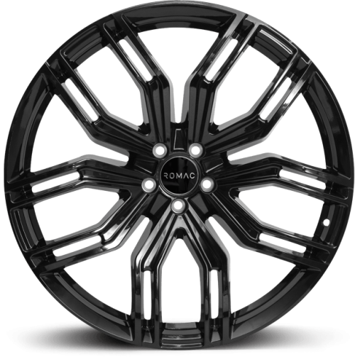 romac Catalina gloss black van wheel