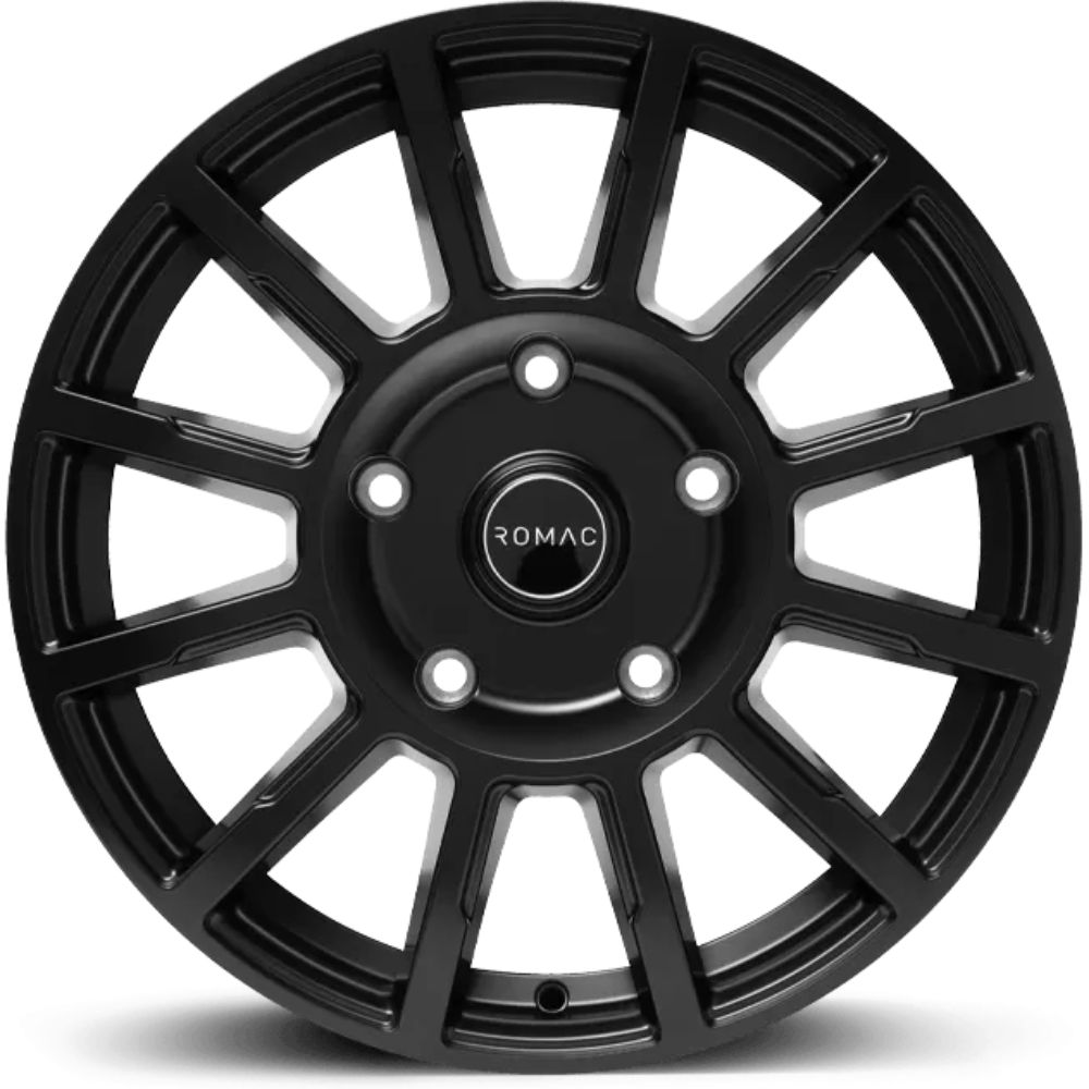 Leeds Rims Romac Stealth Satin Black | Van Wheels Leeds